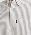 Vanguard Shirt Dobby Stripe Beige Model / Detail
