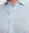 Vanguard Shirt Print Light Blue Model / Detail