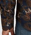 Vanguard Shirt Print Navy Model / Detail