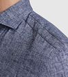 Vanguard Short Sleeve Hemd Leinen Blau Model / Detail