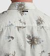 Vanguard Short Sleeves Shirt Flowers Ecru Model / Detail