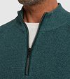 Vanguard Pullover Half Zip Green Model / Detail