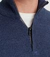 Vanguard Trui Half Zip Melange Donkerblauw Product / Detail