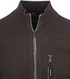 Vanguard Cardigan Bonded Mouline Brown Product / Detail