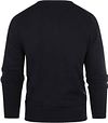 Steppin' Out Pullover Cotton Cashmere V-Neck Navy Product / Achterkant
