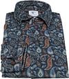 R2 Shirt Widespread Paisley Dark Blue Product / Detail