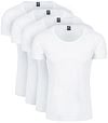 Suitable Otaru T-shirt Wide Round Neck White 4-Pack order online | Suitable