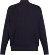 Tommy Hilfiger Big & Tall Half Zip Trui Structuur Navy Product / Achterkant