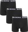 Bjorn Borg Boxers Cotton Stretch 3-Pack Black 10004233-MP001 order online | Suitable