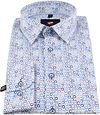 Suitable Twill Shirt Circles Blue Product / Detail