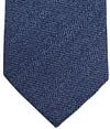 Suitable Tie Wool/Silk Herringbone Navy Product / Detail