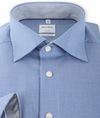 Olymp Luxor Shirt Blue Check Comfort Fit 319064-19