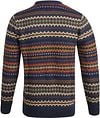 Barbour Pullover Wool Fairisle Dessin Product / Achterkant