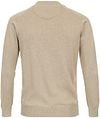 Casa Moda Pullover Zip Beige Product / Achterkant