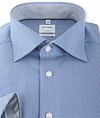 OLYMP Luxor Strijkvrij Shirt Blauw Ruit Comfort Fit Product / Detail