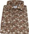 Blue Industry Overhemd Print Camel Bruin Product / Detail