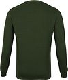 KnowledgeCotton Apparel Pull Waves Vert Foncé Product / Achterkant