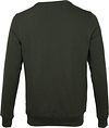 KnowledgeCotton Apparel Pullover Elm Dark Green Product / Achterkant