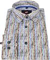 Suitable Shirt Inked Stripes Multicolour Product / Detail