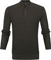 Suitable Pull-over George Demi-Zip Vert Foncé SPE21305GE26ST-357 commander en ligne | Suitable