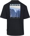 BOSS T-shirt Te Move Navy Product / Achterkant