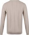 KnowledgeCotton Apparel Pull Gris Clair Product / Achterkant