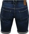 No Excess Denim Short Dunkelblau Product / Achterkant
