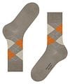 Burlington Manchester Socks Checkered Grey 4180 Product