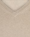 Steppin' Out Pullover Cashmere V-Neck Ecru Product / Detail