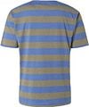No Excess T-Shirt Strepen Blauw Groen Product / Achterkant