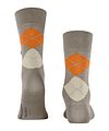 Burlington Manchester Socks Checkered Grey 4180 Product