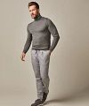 Profuomo Turtleneck Pullover Merino Green Model / Voorkant