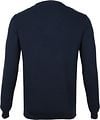 KnowledgeCotton Apparel Trui Waves Donkerblauw Product / Achterkant
