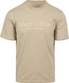 Marc O'Polo T-Shirt Logo Beige order online | 423201251052-111 | Suitable Lithuania