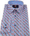 Suitable Hemd Kariertes Blau Rot Product