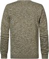 Petrol Pullover Sweater Melange Green Product / Achterkant