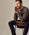 Profuomo Pullover Merino Taupe