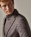 Profuomo Blazer Braun Melange Model / Voorkant