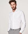 Profuomo Hadleighs Royal Twill Shirt No6 White Model / Voorkant