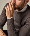 Profuomo Pullover Merino Taupe