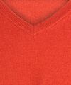 Steppin' Out Pull Cotton Cashmere Col-V Rouge Product / Detail