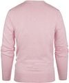 Steppin' Out Pullover Cotton Cashmere V-Neck Pink Product / Achterkant
