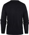 Steppin' Out Pullover V-Neck Merino Wool Navy Product / Achterkant