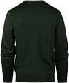 Steppin' Out Pullover V-Neck Merino Wool Dark Green Product / Achterkant