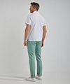 Steppin' Out Polo Shirt Sports White Model / Achterkant