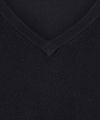 Steppin' Out Pullover Cotton Cashmere V-Neck Navy Product / Detail