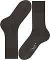 Falke Airport Sock Dark Brown Melange Product / Detail