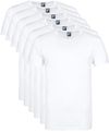Alan Red Special Offer O-Neck T-shirts White 6-Pack