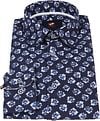 Suitable Overhemd Bloemen Donkerblauw Product / Detail