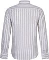 Cavallaro Trenso Shirt Linen Stripes Beige Product / Achterkant